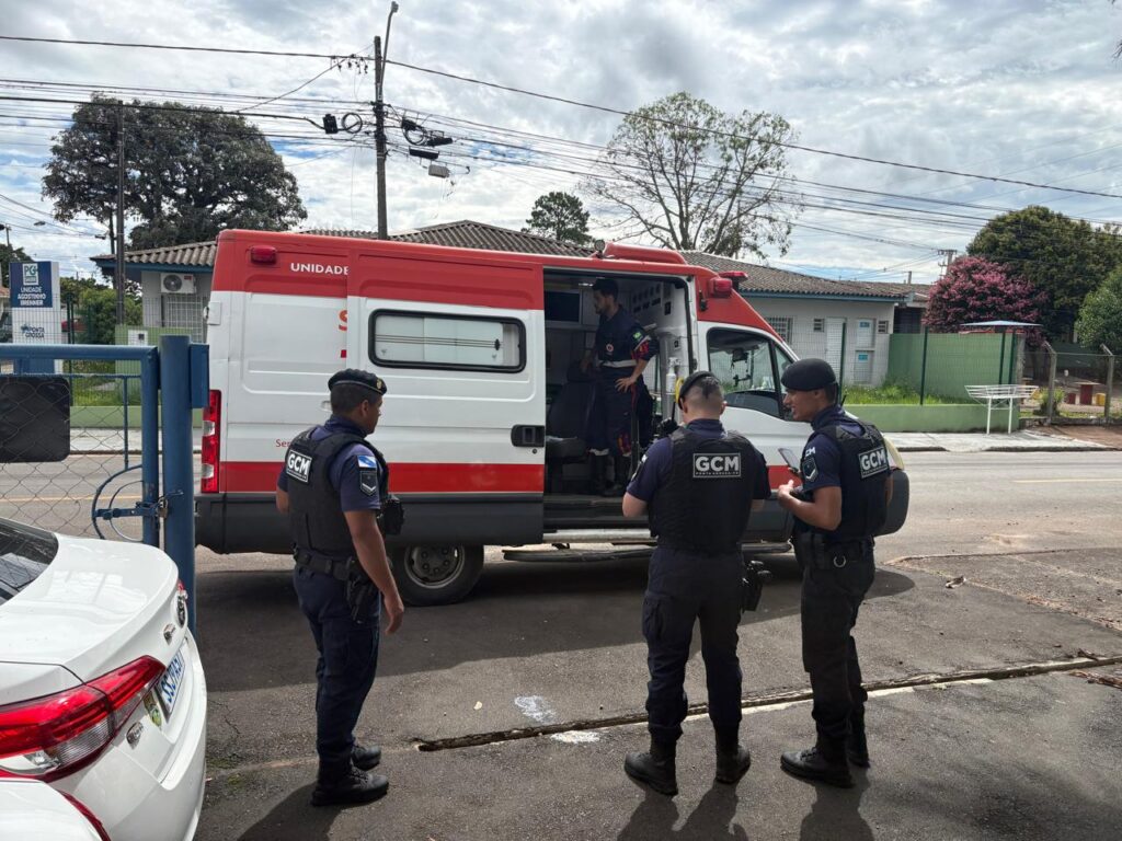 Guardas Municipais salvam bebê de 5 meses engasgada no bairro Colônia Dona Luiza