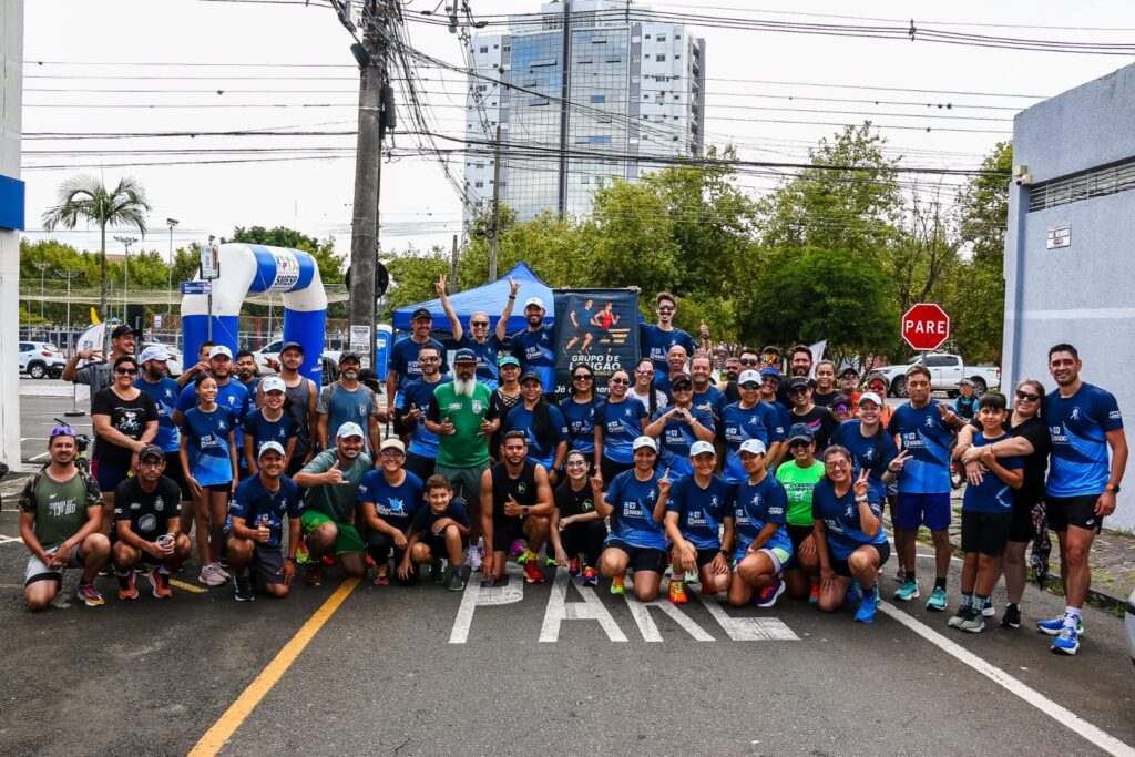 Grupo de corrida celebra 1 ano incentivando corredores em PG