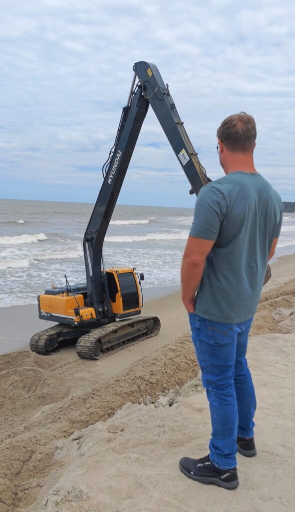 Requião Filho fiscaliza e aponta problemas em obra milionária no litoral do Paraná