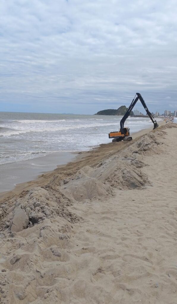 Requião Filho fiscaliza e aponta problemas em obra milionária no litoral do Paraná