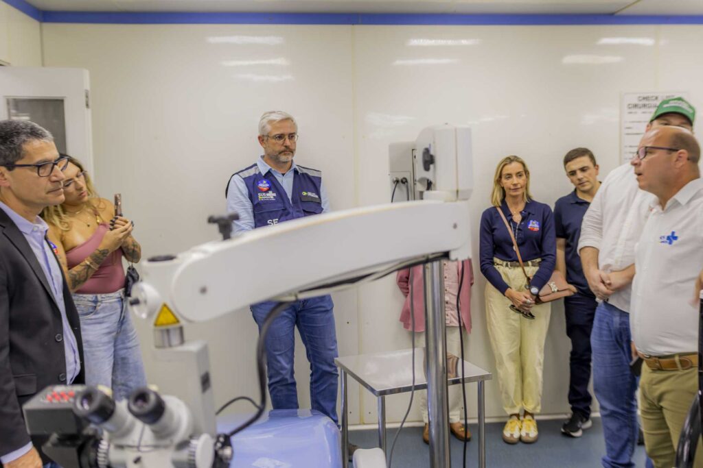 Carreta Oftalmológica em PG tem apoio do HU-UEPG