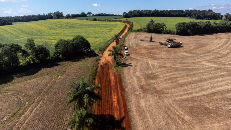 Veja como estão as obras de alargamento nas estradas rurais de Uvaia e Guaragi em PG