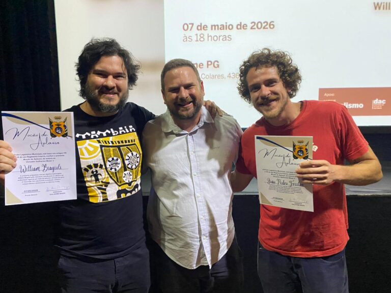 Vereador homenageia equipe da minissérie “Caravelle 114” em sessão no CinePG